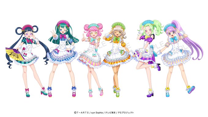 アイカツプラネット 主題歌の配信開始 プリティーシリーズ10周年 プリズムストーンカフェ第7弾 ゴーゴー マスコッツvsノンシュガー イラスト公開 アニメニュースサイト あにぶニュース