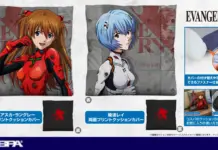 Evangelion Asuka & Rei Cushion Covers Launch December 2025 with Early Sales at TGS 2025