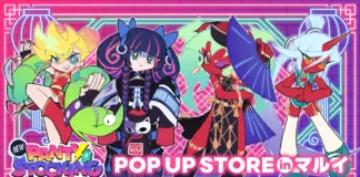 New Panty & Stocking Pop-Up: TRIGGER Artwork Debuts at Shinjuku Marui Men