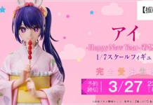 Oshi no Ko: Ai “Happy New Year” Kimono 1/7 Figure Opens for Preorder